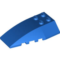 【樂高小角落】 Blue Wedge 6x4 Triple Curved 藍色曲面 6109995 43712