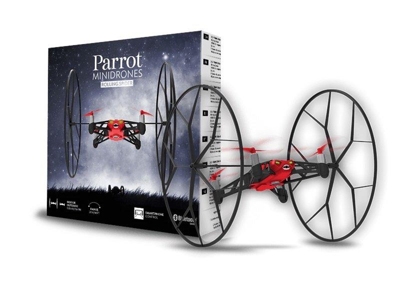 【翼世界】法國Parrot minidrones Rolling Spider 滾動蜘蛛 迷你小四軸(紅色)