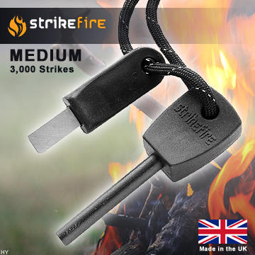 英國strike fire起火棒 打火棒(小) 鎂塊打火石型號：#SFM建議售價：490元