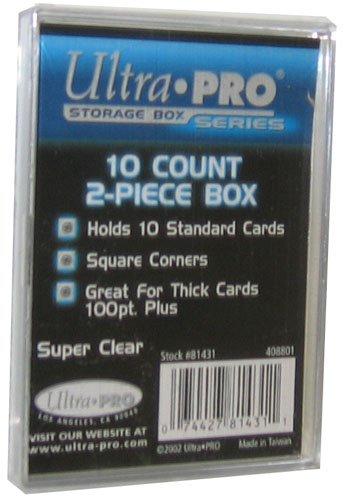 (全新品)美國 Ultra PRO 10張裝卡盒(可放超厚卡)2023/11/23已再到貨