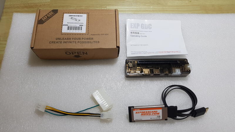 [中壢個人自售] 台灣現貨 EXP GDC 筆電 NB 外接PCI-E獨立顯卡 BEAST系列 Express card