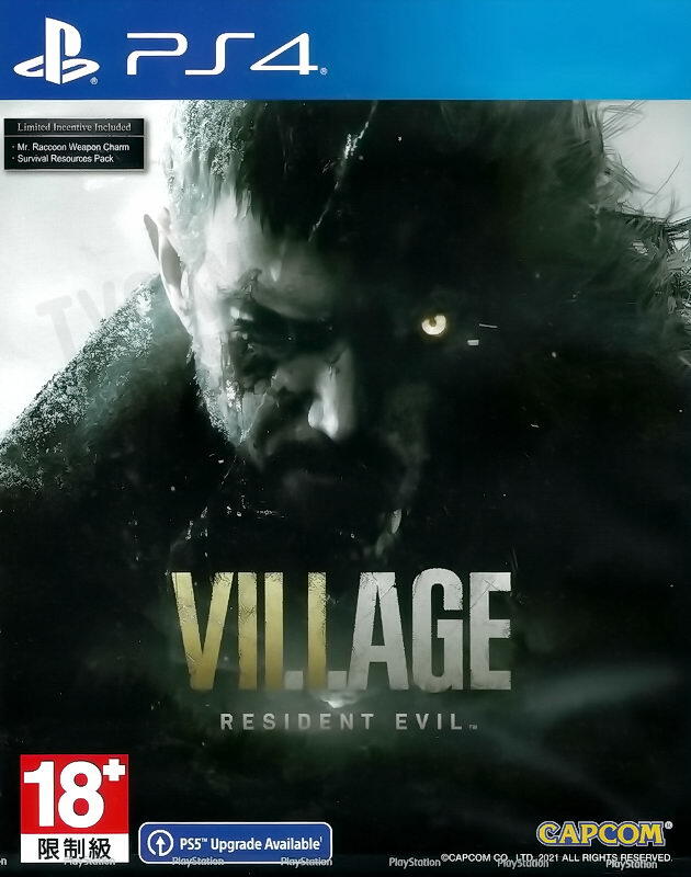 【全新未拆】PS4 惡靈古堡8 村莊 RESIDENT EVIL VILLAGE 中文版【台中恐龍電玩】