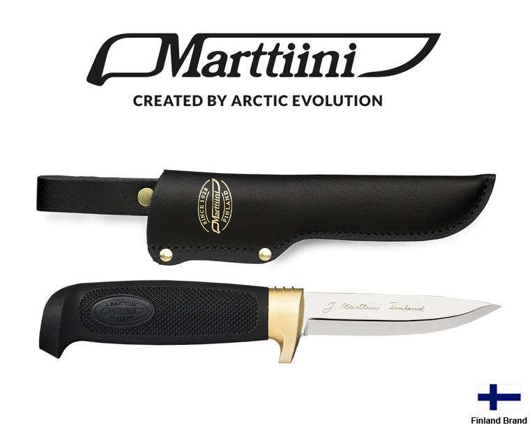 Marttiini芬蘭北歐直刀Condor DROP-POINT不銹鋼刀刃橡膠柄附皮製刀鞘【Mar185013】
