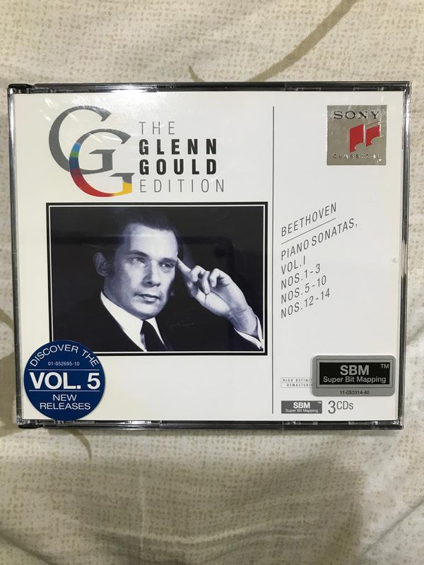 顧爾德 Glenn Gould 貝多芬 鋼琴奏鳴曲 Vol.I 3CD