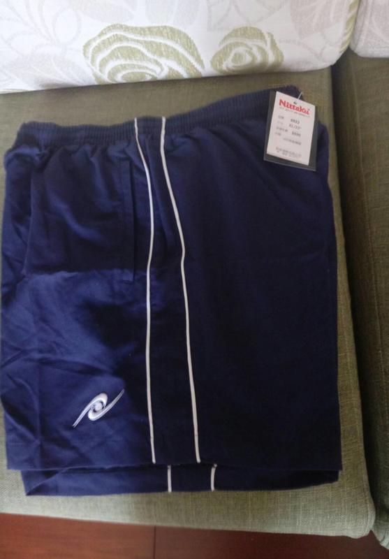 [阿丹桌球]Nittaku 桌球運動短褲,鬆緊帶,有繩子,XL號,33腰一件300元