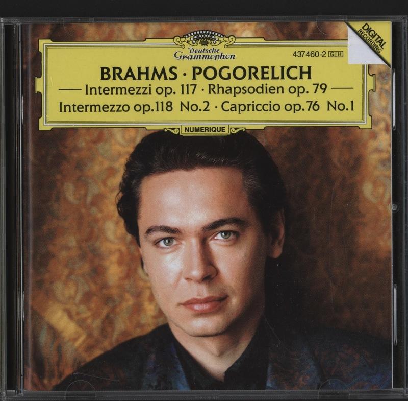 波哥雷利奇( Ivo Pogorelich )演奏布拉姆斯( Brahms )間奏曲、狂想曲輯