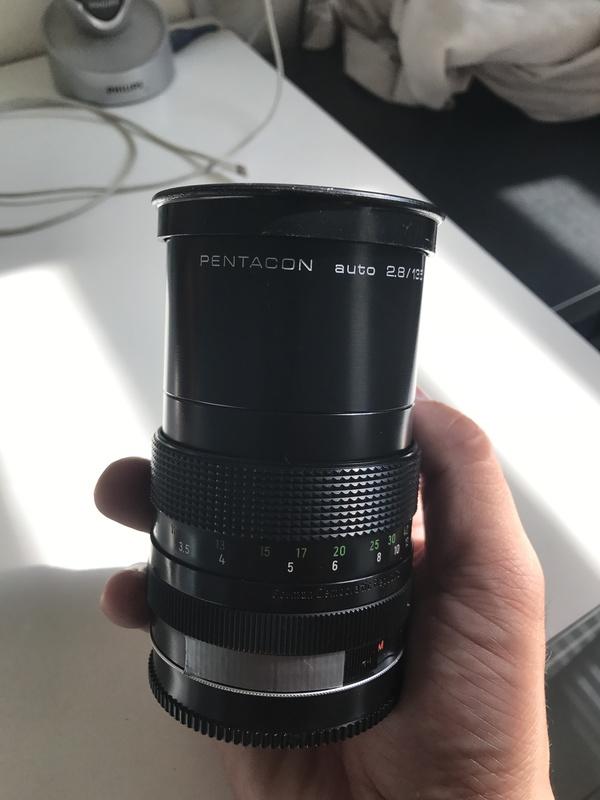 [可議價]M42 德鏡 Pentacon MC 135mm f2.8 定焦鏡( Ziess 版) (目前已改A接頭)