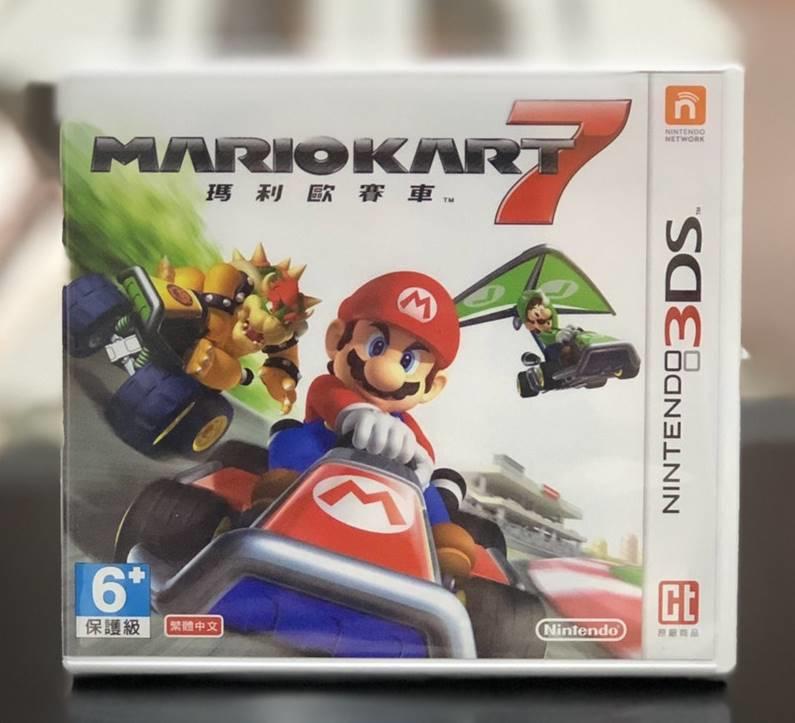 全新 3DS 瑪利歐賽車7 Mario Kart 7 中文版 限台灣區主機專用