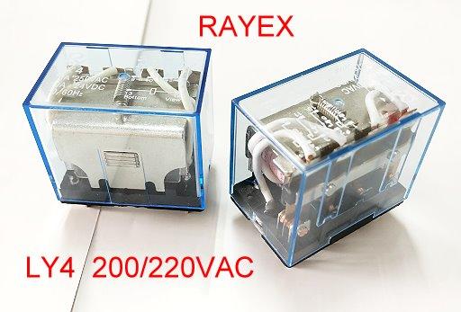 『正典UCHI電子』RAYEX LY4 AC200/220V 小型功率繼電器RELAY(同 LYJ系列)