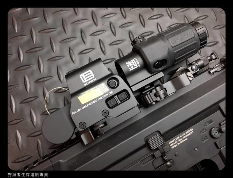 【狩獵者生存專賣】EOTech風格 HWS EXPS3快拆內紅綠點全息瞄+G33 3X倍率鏡-刻字快拆版全套組-新版刻字