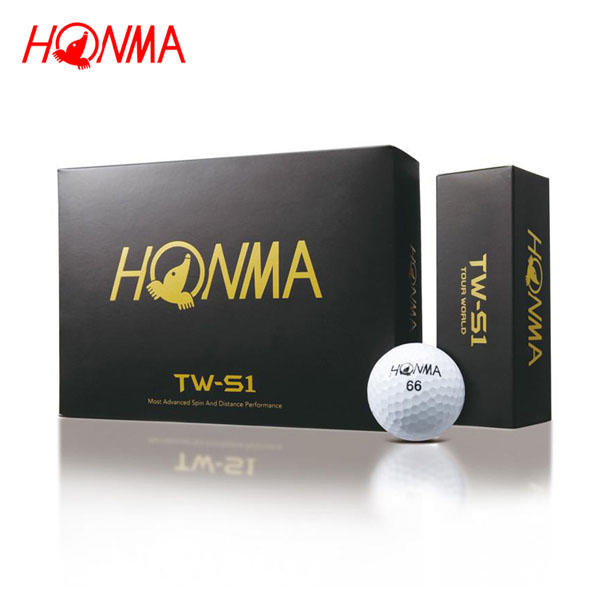 Honma TW-S1 高爾夫球 盒裝三層球高檔高爾夫比賽球 