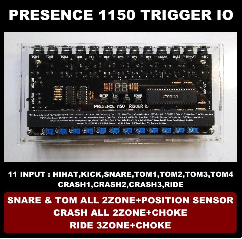 PRESENCE 1150 TRIGGER IO 主機/音源機/電子鼓軟體音源系統~亦相容Roland電子鼓打擊板