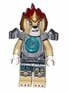 LEGO樂高 Chima神獸傳奇 70134 銀盔甲版 無敵獅 Laval 人偶