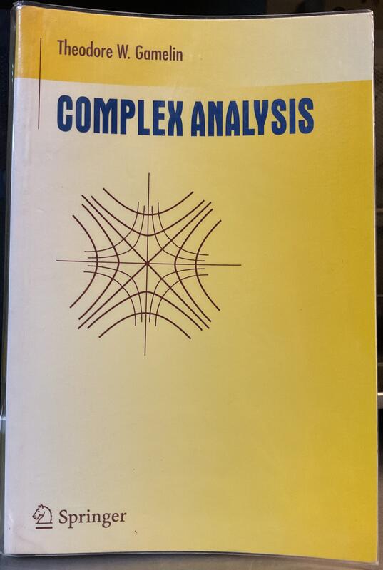 Complex Analysis (Gamelin) paperback (未使用過，有書套)