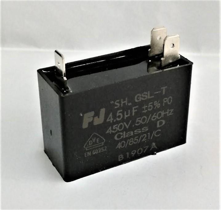 『正典UCHI電子』FJ 啟動電容 4.5uF/ 450v 底耳固定座 台灣製