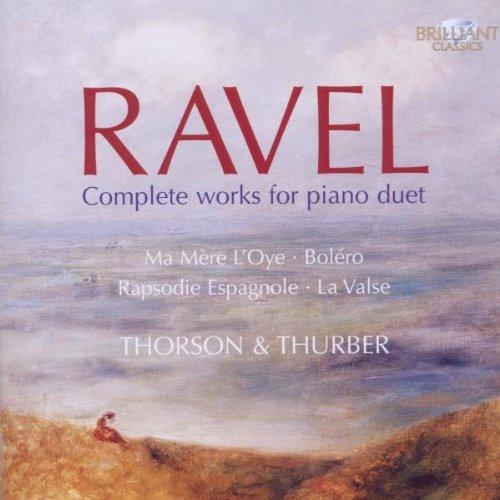 {古典}(Brilliant) Ingryd Thorson & Julian Thurber / Ravel : Complete Works for Piano Duet (2CD)