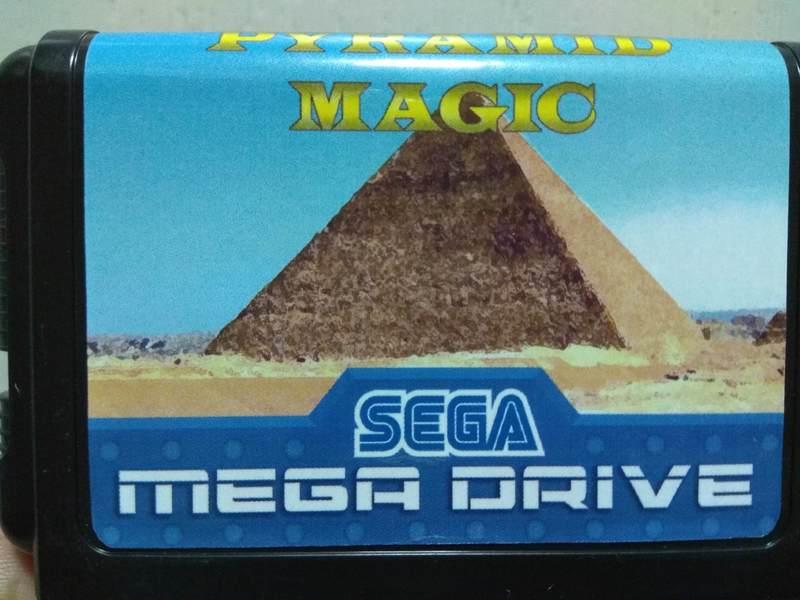 SEGA-MD卡帶-金字塔～益智遊戲