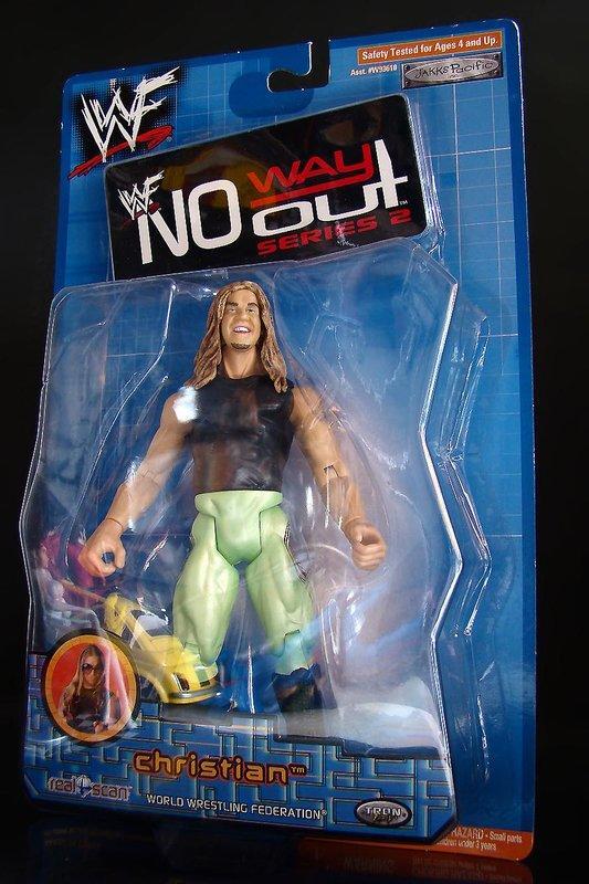 2001 JAKKS 美職摔角 WWF NO WAY OUT 2  CHRISTIAN 克里斯汀　富貴玩具