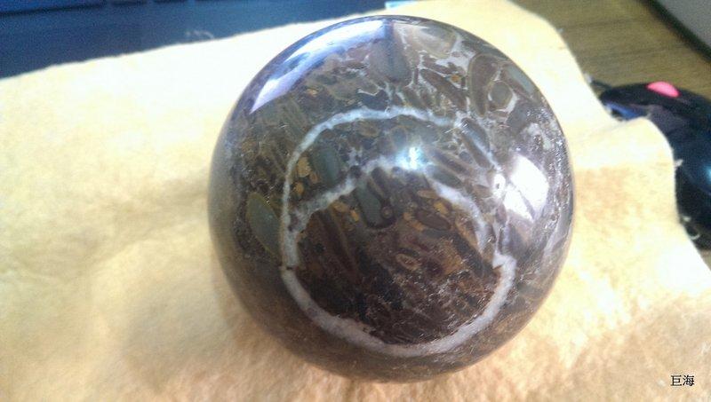 1916天然女媧石球能量石開運石發財八號球數字球石敢當