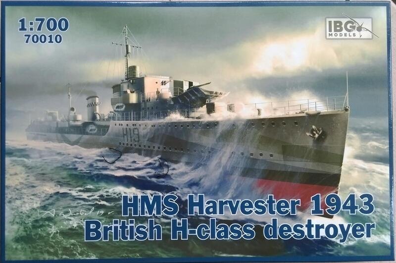 IBG 1/700 HMS 二戰 H級驅逐艦 收割機 Harvester 舷號H19 1943狀態