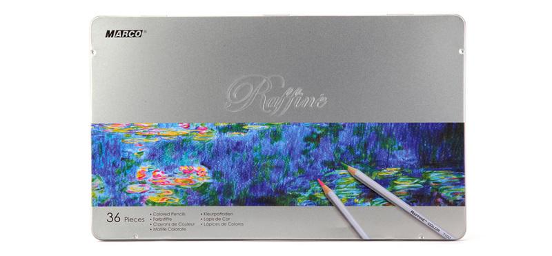 Marco 馬可 Raffine 高級 專業 彩色鉛筆 36色 油性 鐵盒包裝 7100-36TN