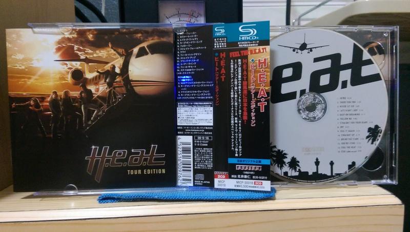 H.E.A.T兩張專輯 日版＋側標