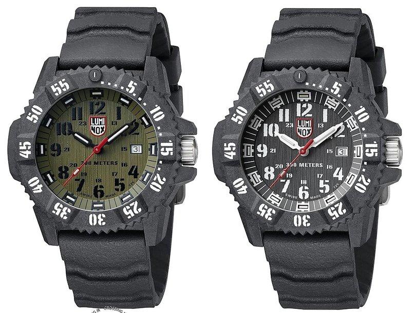 Luminox Master Carbon Seal 3800 Rubber Strap Date Watch - Choice of Color 男錶 