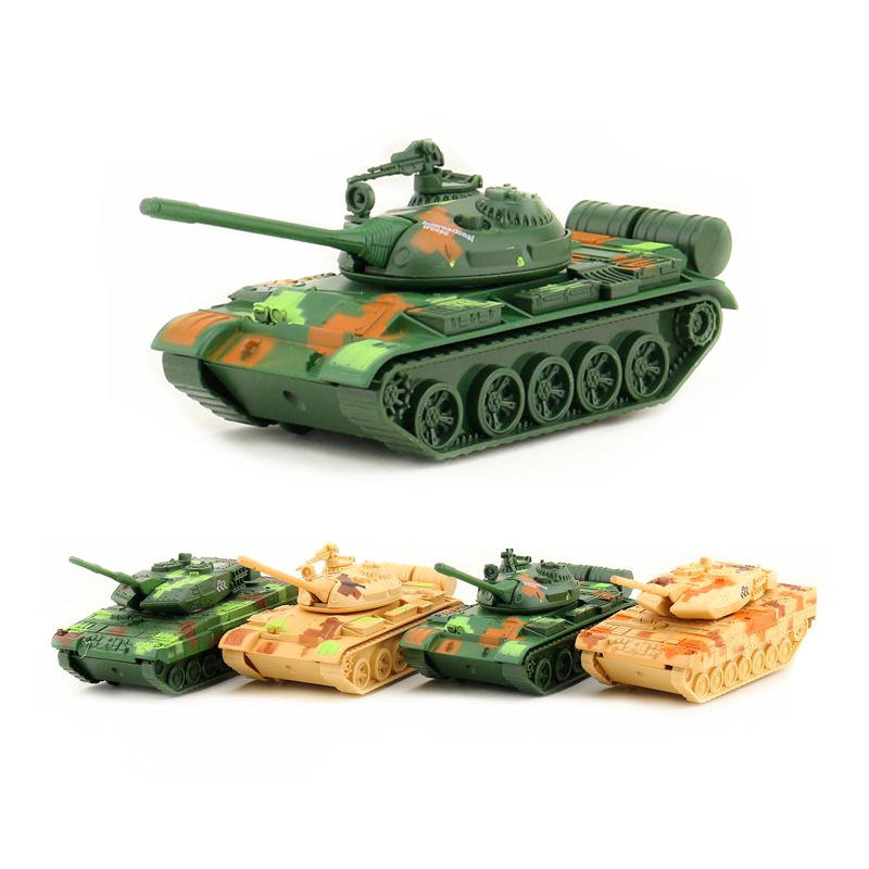 伶俐寶 合金模型 兒童玩具 仿真主戰坦克軍事装甲車 聲光迴力