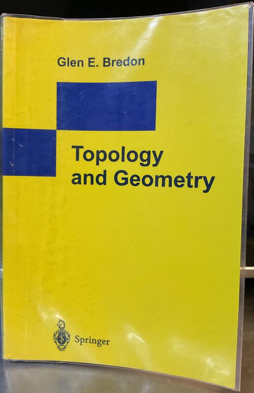 Topology and Geometry (Bredon, softcover)