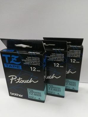 含開發票 TZ-N531 藍底黑字 12mm  原廠 標籤帶 BROTHER 原廠