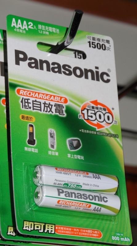 點子電腦-北投 EVOLTA◎國際牌 Panasonic 800mAh 4號充電電池*2◎可重複充電1500次，160元
