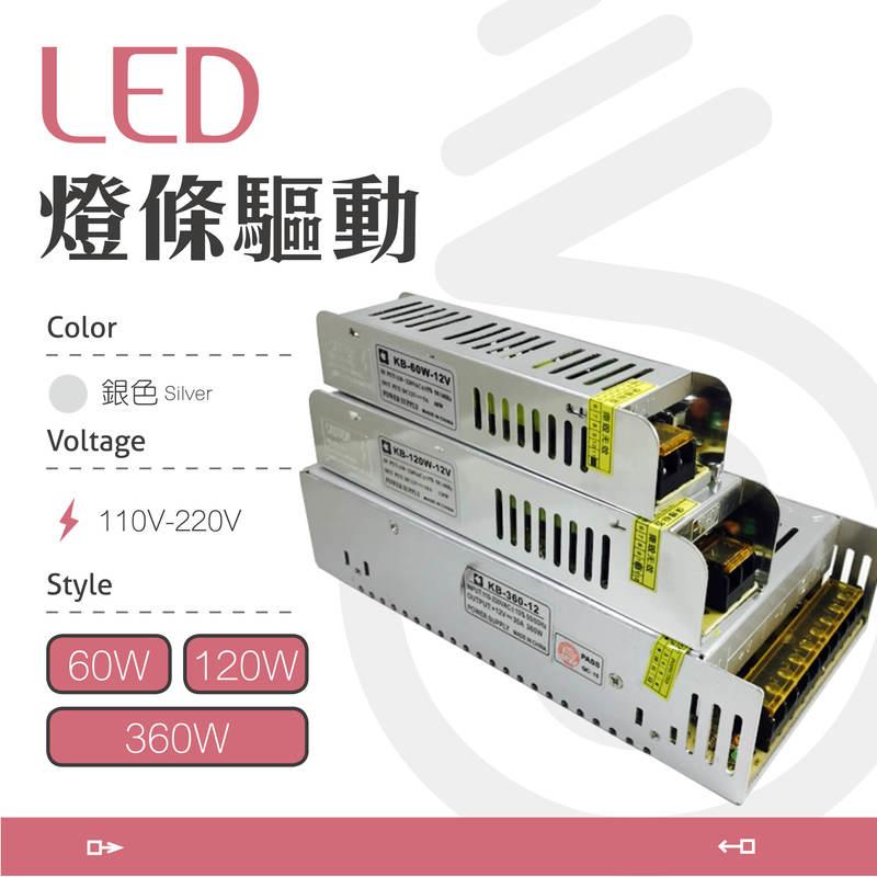 【中聖拍賣】LED 軟條燈  <120W>  AC 110V 220V 轉 DC 12V燈條驅動 變壓器 電源供應器