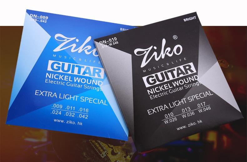 ZIKO電吉他弦 DN-009/DN-010 套裝1套6根