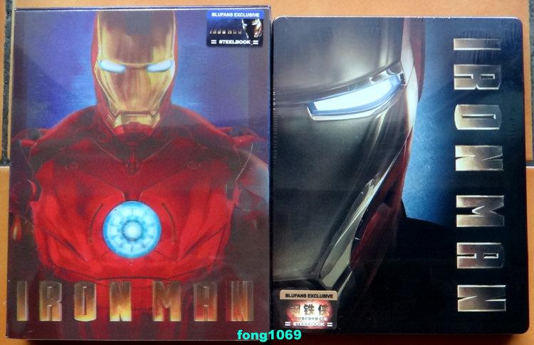 藍光BD-----鋼鐵人 Iron Man / 布魯限量雙碟鐵盒版 (免運費)