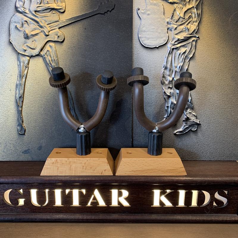 [GuitarKids吉他寶貝] 壁掛吉他架 木質基座 壁掛式 民謠木吉他 電吉他 貝斯 適用