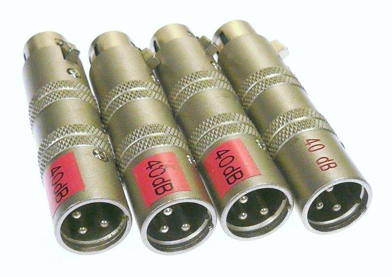 XLR Attenuator Pad Adapter 40dB 衰減器 21209106186422 露天市集 全台最大的網路購物市集