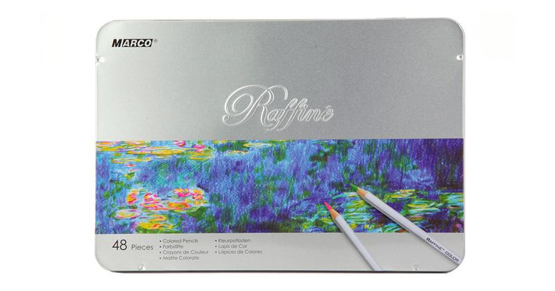 Marco 馬可 Raffine 高級 專業 彩色鉛筆 48色 油性 鐵盒包裝 7100-48TN