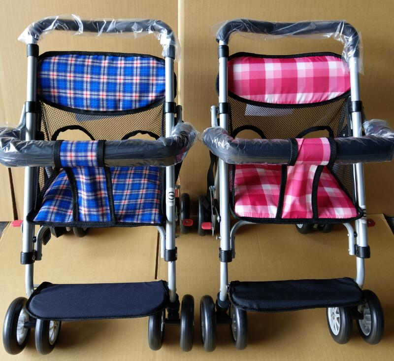 最新款~簡易可推式機車座椅 推把有加高 有加裝安全扣 嬰兒兩用式推車 可推 可當機車椅~輕巧好攜帶
