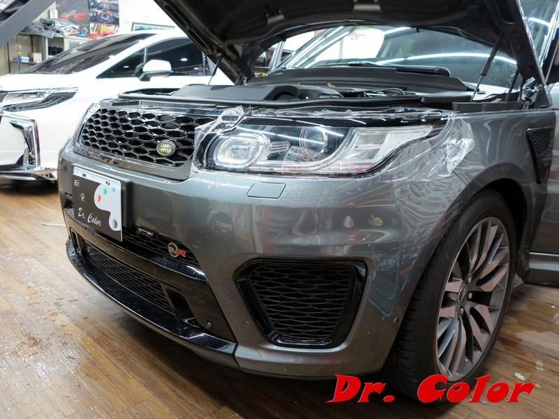 Dr. Color 玩色專業汽車包膜 Land Rover Range Rover Sport 車燈保護膜