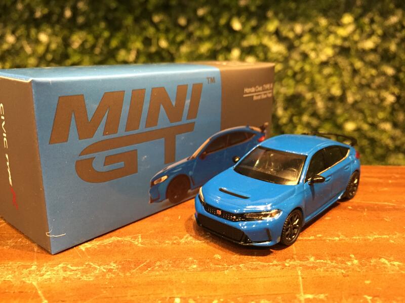 1/64 MiniGT Honda Civic Type R BoostBlue 2023 MGT00637L【MGM】