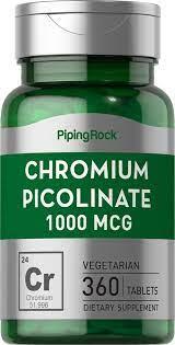 🚀◆鉻 Pipingrock Chromium Picolinate 1000mcg 360顆 血糖寶物 委任物流服務