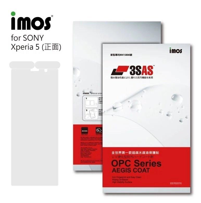IMOS Sony Xperia 5 正面+背面 保護貼 正+反保護貼 完美組 日本 附鏡頭貼 雷射切割 3SAS