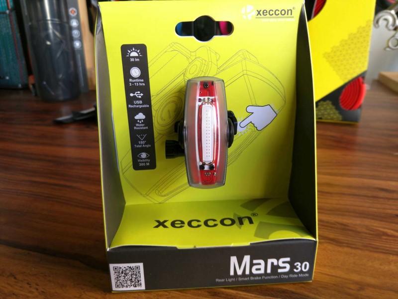~騎車趣出清~XECCON Mars 30 智能尾燈 USB充電式後燈 警示燈 剎車燈 煞車燈 日行燈