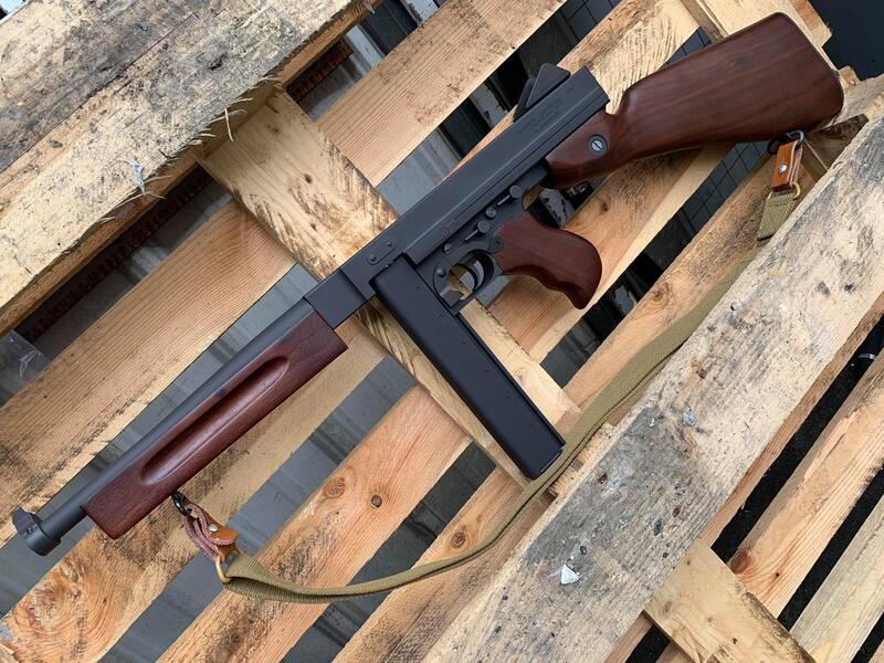 WE 湯普森 M1A1 GBB 實木版 鋼製火控組 Mafioso 非 芝加哥 打字機 KA 電槍 湯姆森