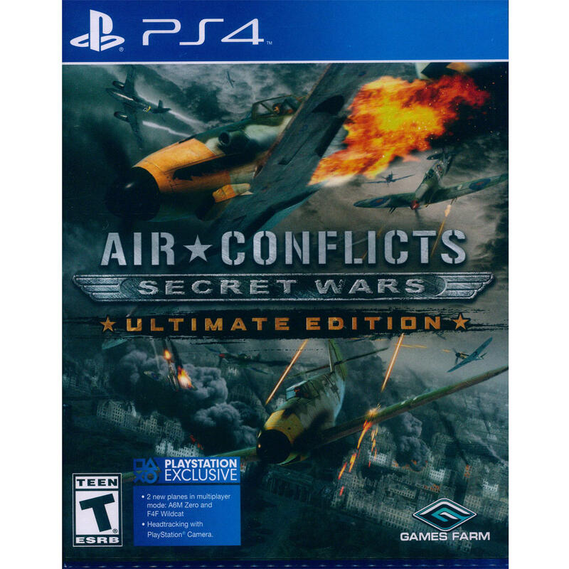 【一起玩】PS4 藍天對決 秘密戰爭 終極版 英文美版 Air Conflicts: Secret War