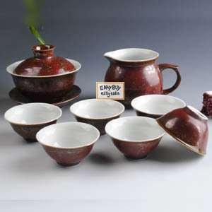 【EZBUY】高檔龍泉 活瓷德瓷 浮雕龍茶具套裝 茶壺茶海茶杯 陶瓷茶具瓷器