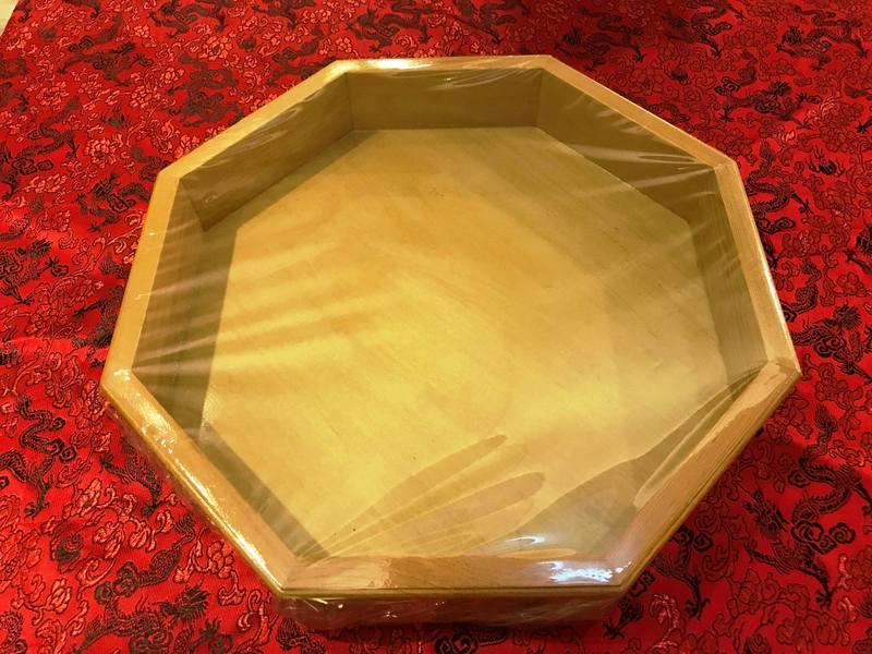 台灣製 實木 尺二 八角禮盤