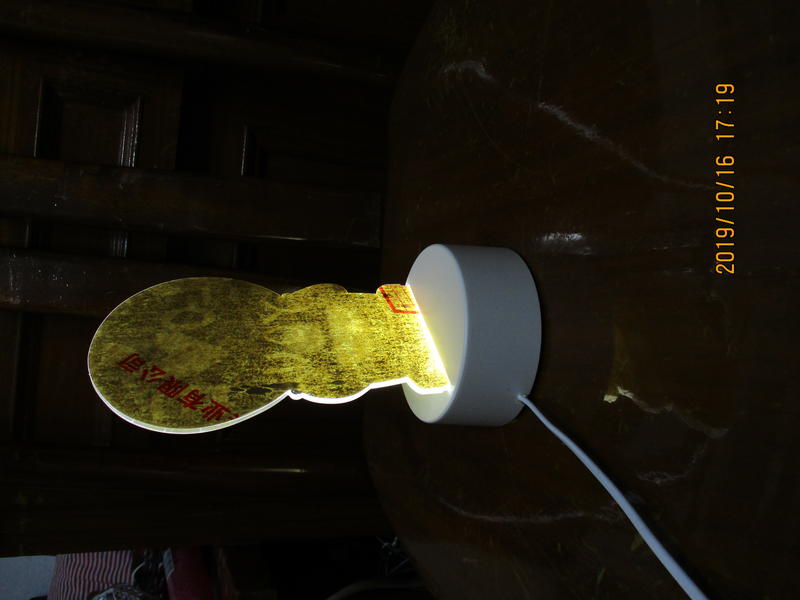 3D小檯燈 雙色光源