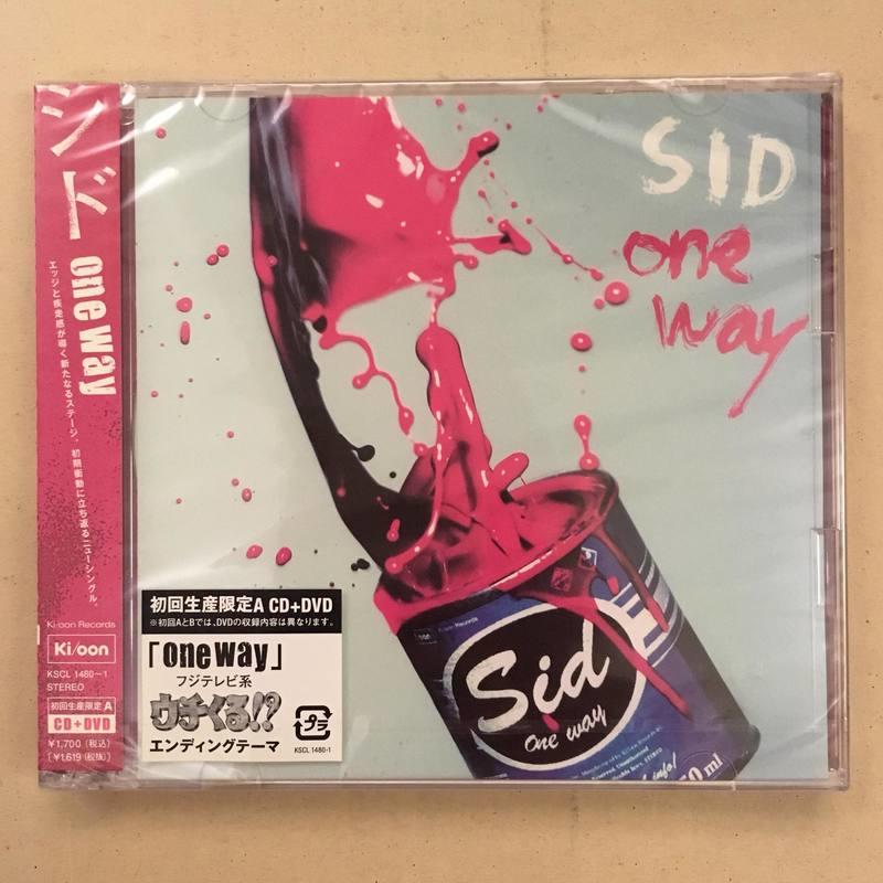 現貨 日版 SID ONE WAY [CD+DVD]<初回生產限定盤A>