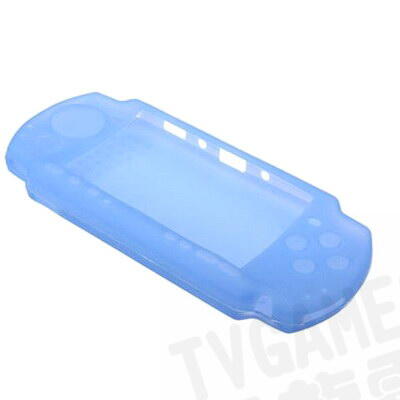 【出清商品】SONY PSP 3000 3007 副廠 果凍套 矽膠套 保護套 透明藍 透明白 新品裸裝【台中恐龍電玩】